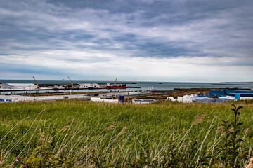 La zone portuaire de Boulogne sur Mer