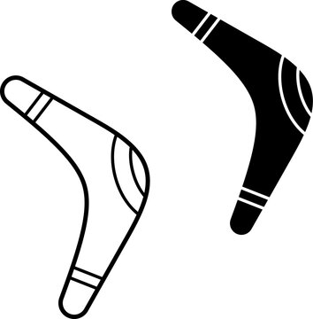 Boomerang icon set vector illustration.bumerang icon