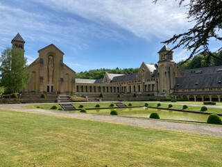 Fototapeta na wymiar Orval, abbey, Belgium