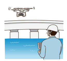 ドローン　インフラ　点検　煙突　鉄塔