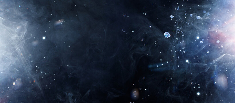 Abstract background of a deep space. Easy to add overlay or screen filter over photos. galaxy, science concept.