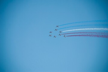 Scenic view of fighter jets during an air show