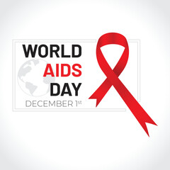 world aids day typography design