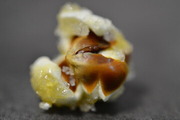Makrofotografie Popcorn - White.