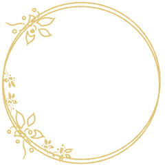 Gold Foil Frame ,gold splatter frames glitter,Gold brush stroke on transparent background.Wedding frame design and gold flowers.