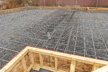 Construction slab armature and wire