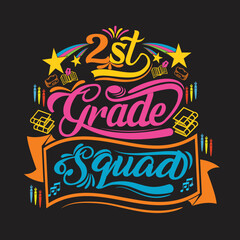 Welcome back to School t shirt design with School  elements or Hand drawn back to School typography design