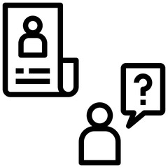 impersonate outline style icon