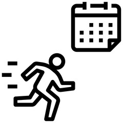 importance outline style icon