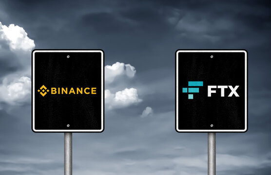 Binance and FTX cryptocurrency exchanges