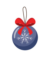 Christmas tree decorations isolated on white background vector illustration set. Winter Holidays and Celebrations concept. 