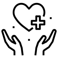 therapy outline style icon