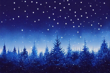 Naklejka premium Christmas, Winter, Snow