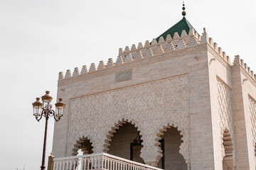 The Mausoleum of Mohammed V in Rabat