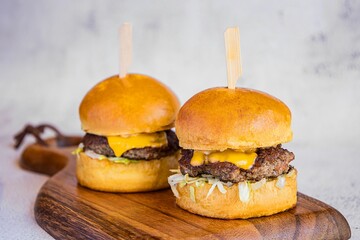 Beef Slider with cheese
