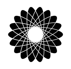 abstract flower design