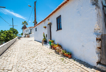 Dorfstrasse Altstadt Aljezur Algarve Portugal