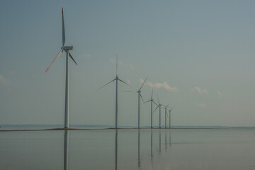 Windräder an der dänischen Nordsee