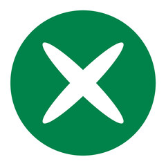 icon on green button