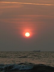 Sunset at an Indian Beach