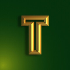 3d Letters T