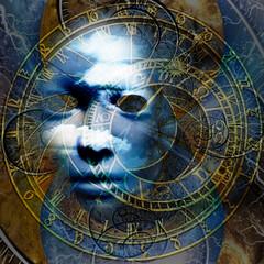 Surreal face of time