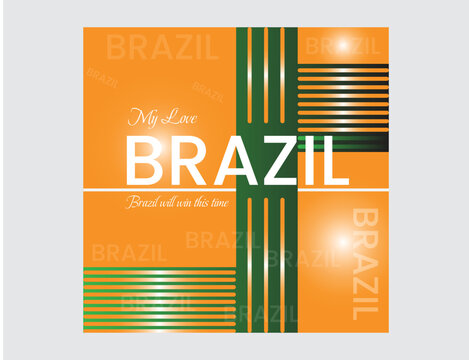 Brazil Social Media Post Template