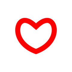 Heart icon . Simple heart , love logo. Love icon sign.