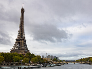 Fototapeta na wymiar Eifel Tower, Paris/France, 2022