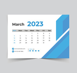 2023 calendar happy new year design 