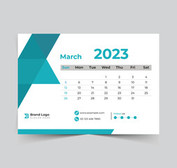 2023 calendar happy new year design 