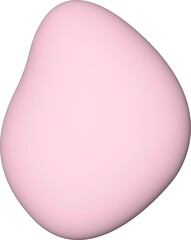 Abstract pastel shape 3d background. Decorative stone.	