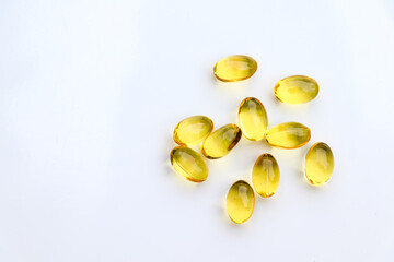 Vitamin pills, food supplement for health or used to treat disease