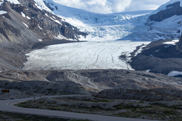 Receding Ice Age: The Athabasca Glacier