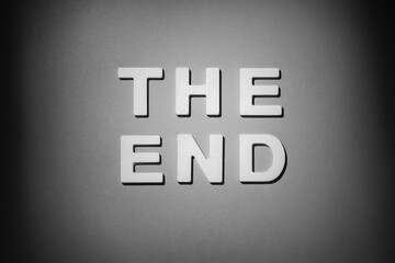 The End - Old movie final title - 545477749