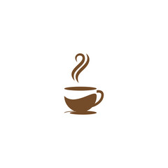 coffee cup vector illustration for icon, symbol or logo. suitable for cafe or coffee shop logo. coffee cup icon 
