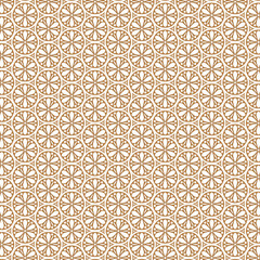 Brown Circular Shape Floral Texture Interior Graphic Website Design Fashion Cloth Textile Fabric Banner Tile Carpet Decorative Element Laminate Wrapping Paper GeometricAl Art Pattern