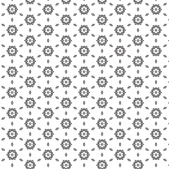 Black White Luxury Modern Floral Shape Texture Textile Tile Interior Graphic Website Design Fashion Fabric Cloth Banner Backdrop Vector Wrapping Paper Print Deco Laminate Art Element Geometric Pattern