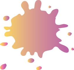 Color background of paint splashes. Vector illustration
