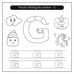 Alphabet Coloring Pages for kids