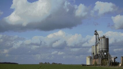 Silo à blé en Eure et Loir