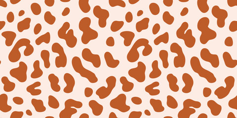 Dalmatian dog skin seamless pattern