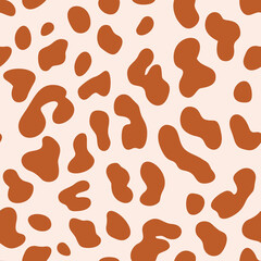 Dalmatian dog skin seamless pattern