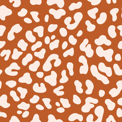 Dalmatian dog skin seamless pattern