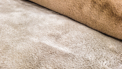 Fototapeta na wymiar industrial wool soft blanket texture background for sale