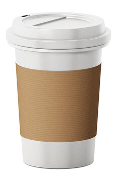 Coffee cup on transparent background