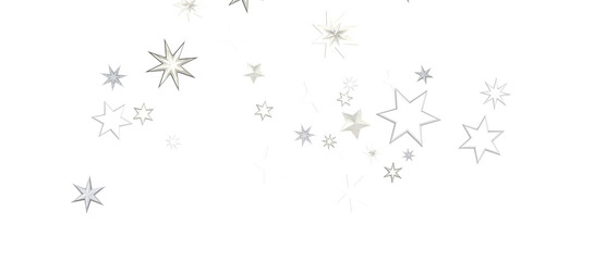 stars background, sparkle lights confetti falling. magic shining Flying christmas stars on night