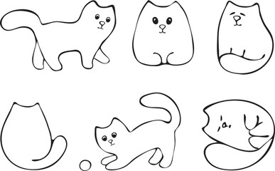 set of cats