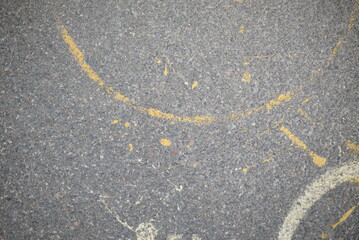 white lines abstract on asphalt, road markings white stripes on the asphalt road, parking spaces separated by white lines, symmetrical abstract lines on gray asphalt	
