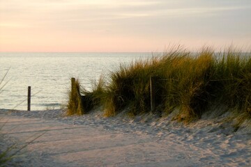 Sonnenuntergang an der deutschen Ostsee